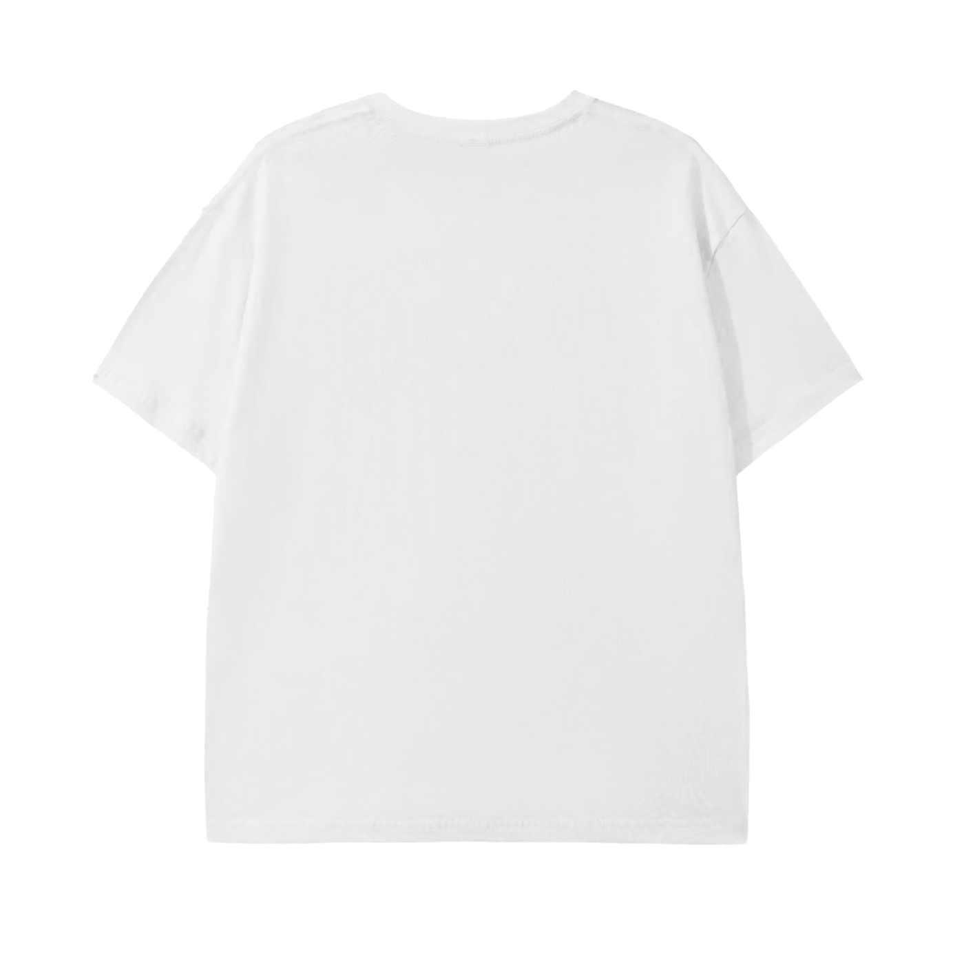 Back view of the Piste Out Logo Tee in Snow white.