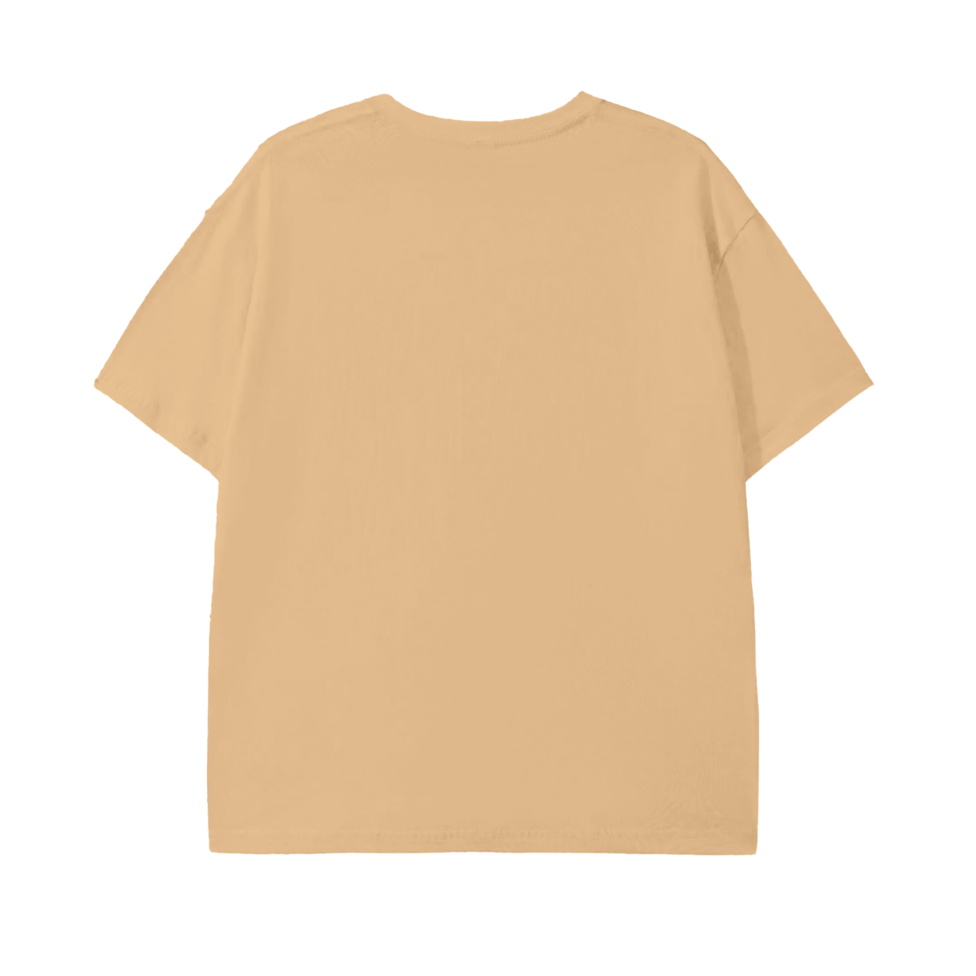 Back view of the Piste Out Logo Tee in Khaki.