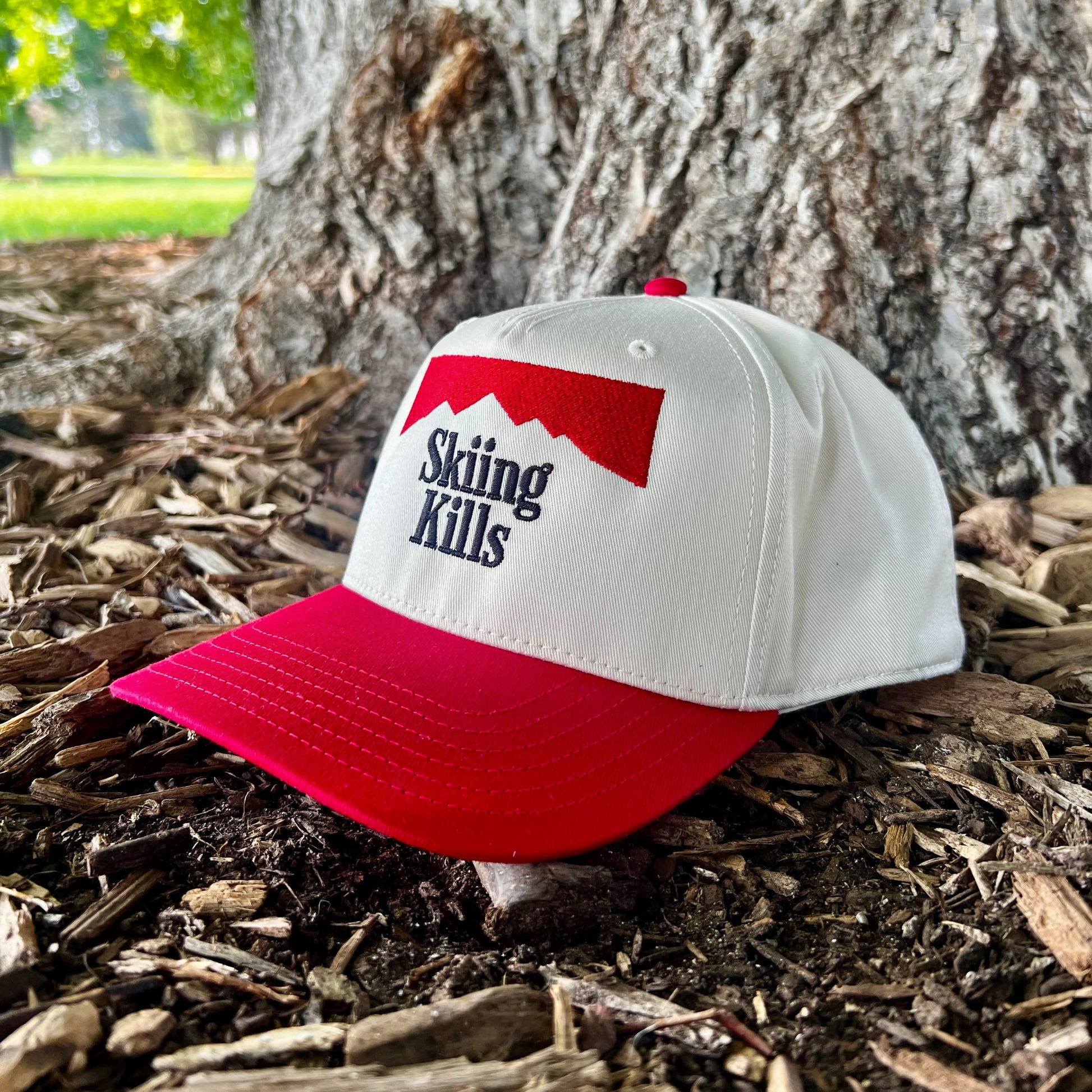 Skiing kills in Marlboro Red variant outdoors
